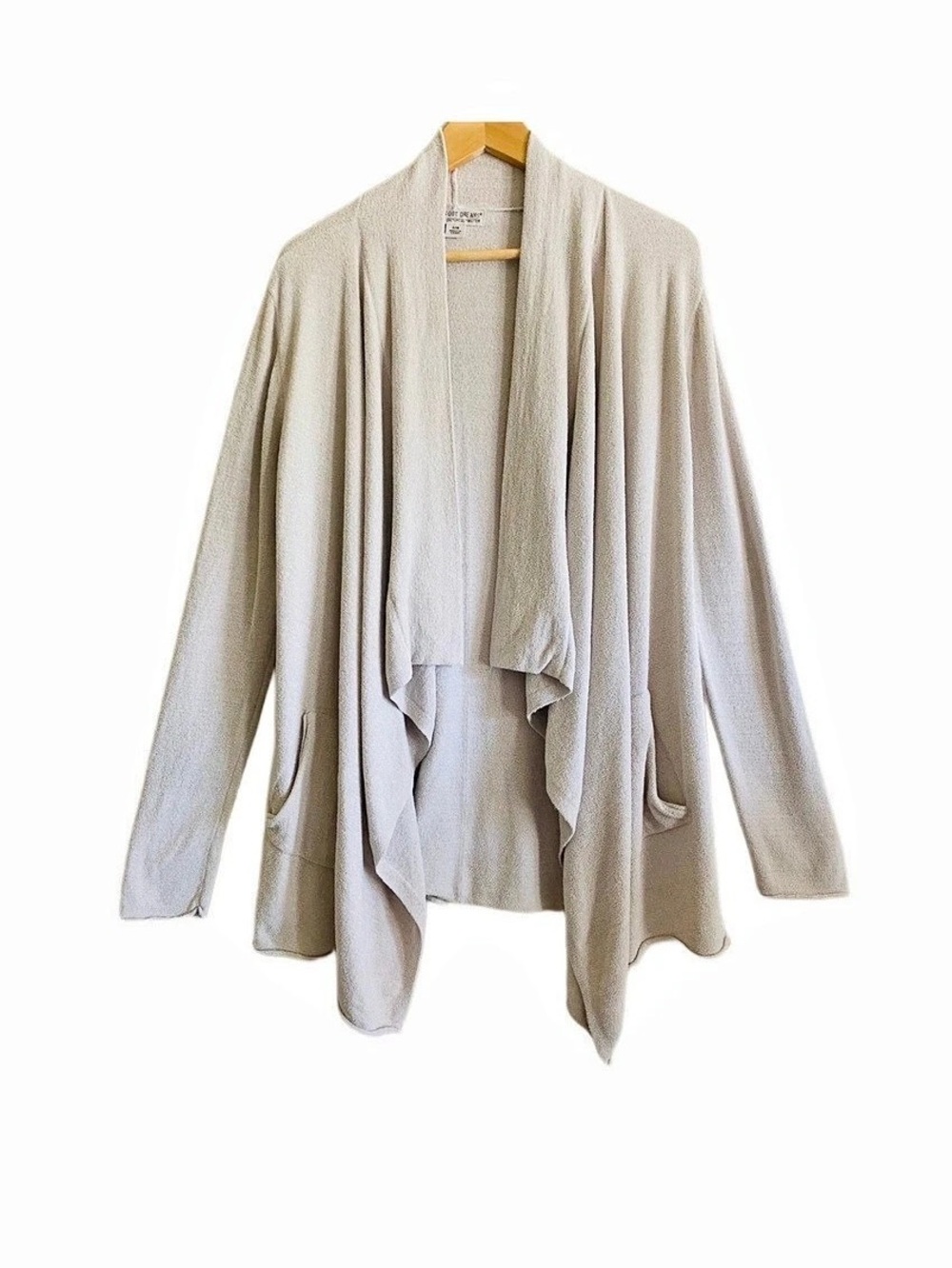 Barefoot Dreams CozyChic Ultra Lite Island Wrap Cardigan Waterfall Open Front